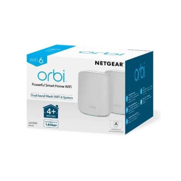 Netgear RBK352-100EUS AX1800 1.8Gbps Orbi 6 Dual Band Mesh System - Image 2