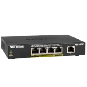 Netgear 5 Port Gigabit Ethernet Poe Unmanaged Switch with 4 Poe Port, GS305P