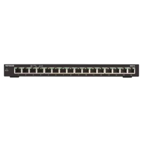 Netgear 16 Port Desktop Gigabit Ethernet Unmanaged Switch, GS316