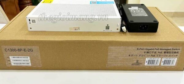 Cisco Catalyst 1300 8-Port Gigabit PoE+ Switch + 2 x Gig Combo | C1300-8P-E-2G - Image 4