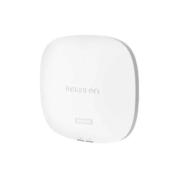 HPE Aruba Instant On AP25 Wi-Fi 6 indoor access point with mounting kit for small businesses