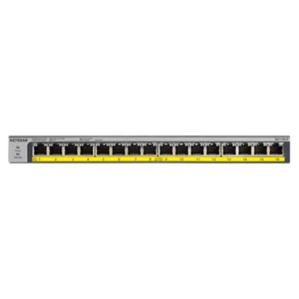 Netgear 183W 16 Ports 32 Gbps Gigabit Ethernet Unmanaged Switch with 16 Ort Poe Plus, GS116PP - Image 2