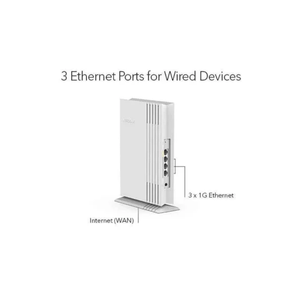 Netgear WAX202 Dual Band 11 AX 1800 Standalone AP with Wifi-6 Technology, WAVE2 & MU MIMO Router Mode - Image 2