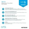 NETGEAR Orbi RBK752-100EUS AX4200 Tri-Band Wi-Fi 6 Mesh - Image 2
