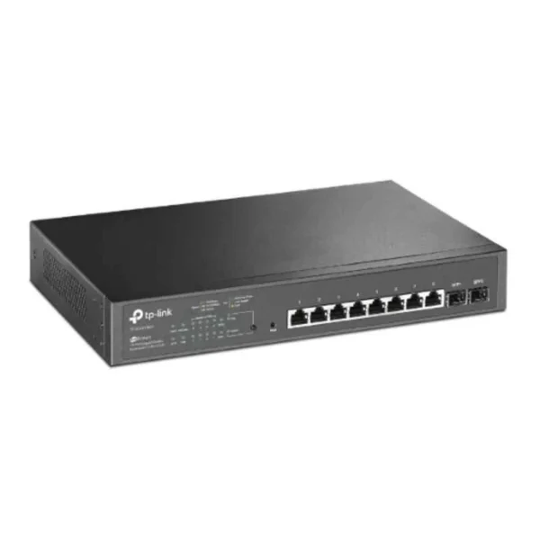 TP-Link TL-SG2210MP Jetstream 10-Port Gigabit Smart Switch with 8-Port PoE+ 2 Port SFP Uplink Ports - Image 2