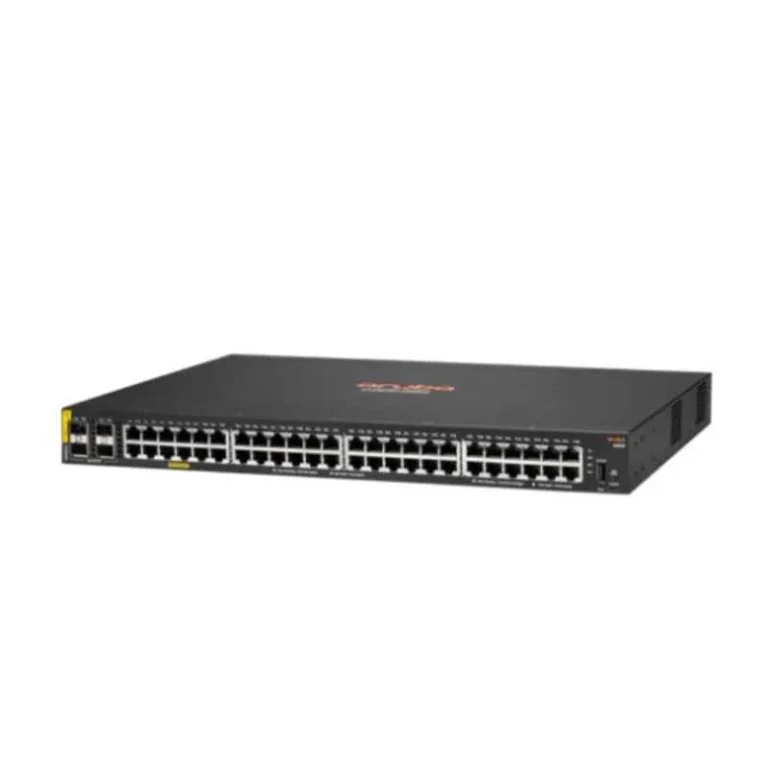 HPE Aruba CX 6000 48G Class4 PoE Switch with 4 SFP uplinks for enterprise networks