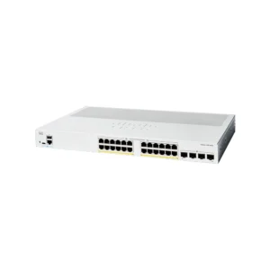 Cisco Catalyst C1300-24P-4G POE Managed Switch, 24 Port GE, PoE, 4x1GE SFP