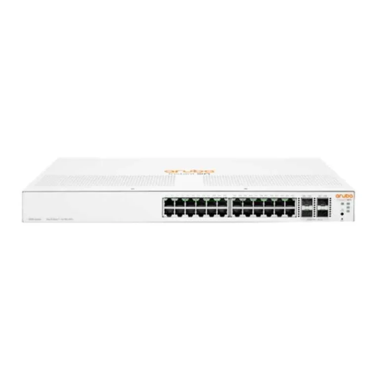 The HPE Aruba JL682A Instant On 1930 24G 4SFP/SFP+ Switch (JL682A) is a smart-managed Layer 2+ switch with 24 Gigabit Ethernet ports and 4 SFP/SFP+ uplinks
