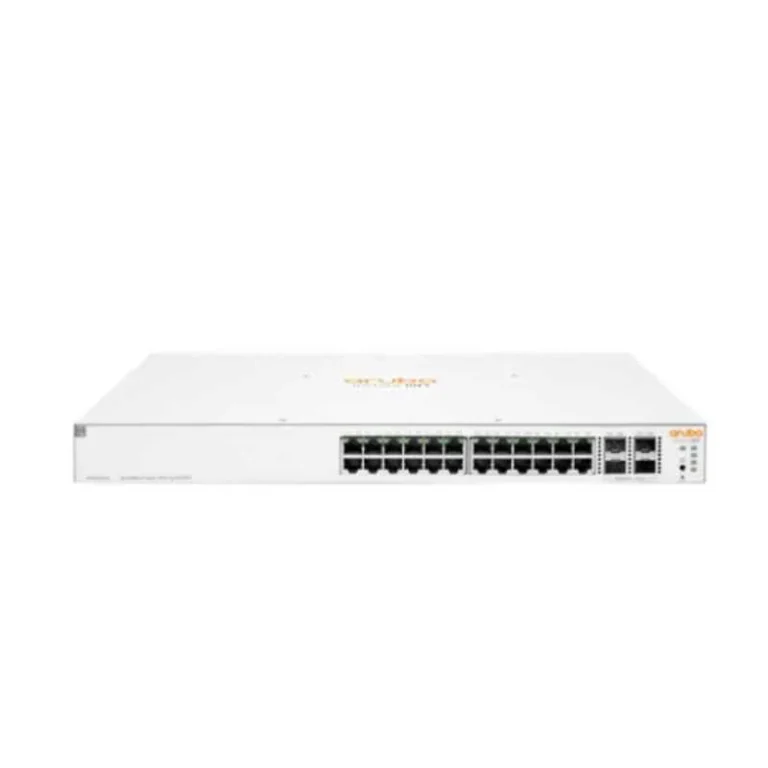 HPE Aruba JL683A Instant On 1930 24G Class4 PoE 195W Switch with 24 PoE ports and 4 SFP+ ports for small business networking