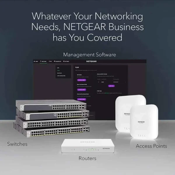 Netgear GS316P 16 Ports 32 Gbps Gigabit Ethernet PoE Unmanaged Switch - Image 4