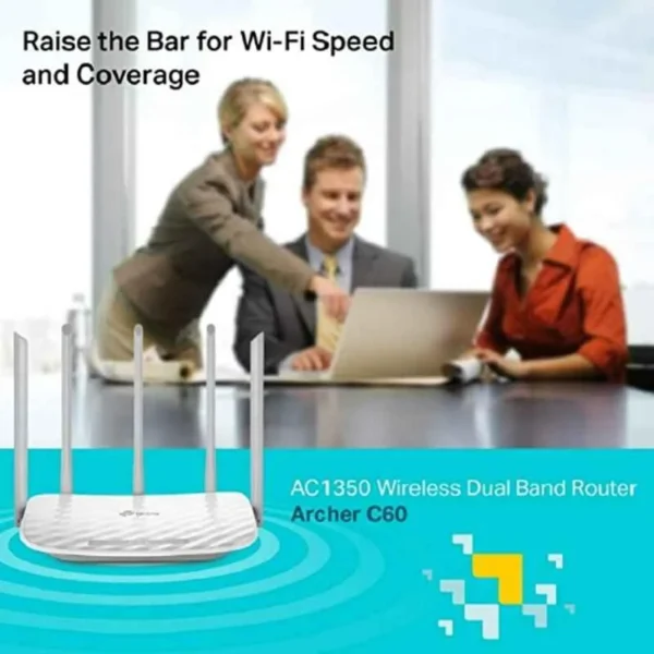 TP-Link Archer C60 AC1350 Wireless Dual Band Router - Image 4
