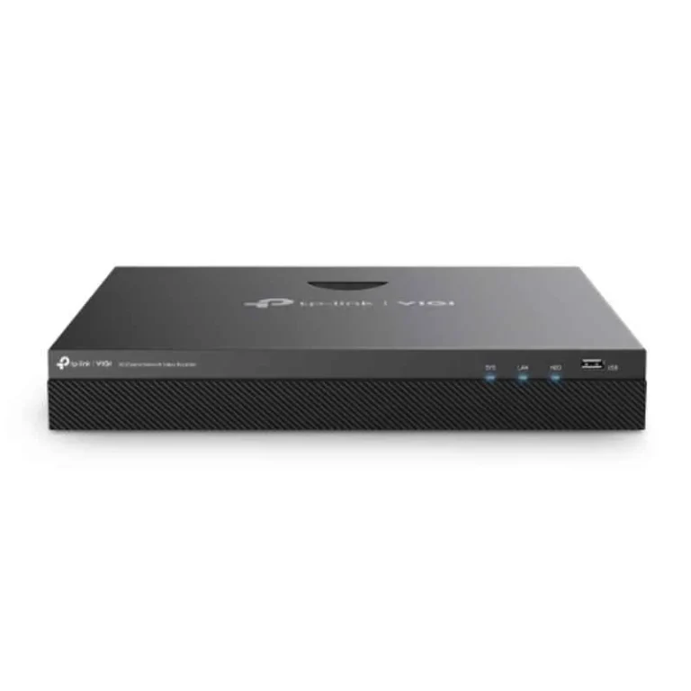 TP-Link VIGI NVR2016H 16-Channel Network Video Recorder with 4K HDMI output and VIGI app for remote monitoring.