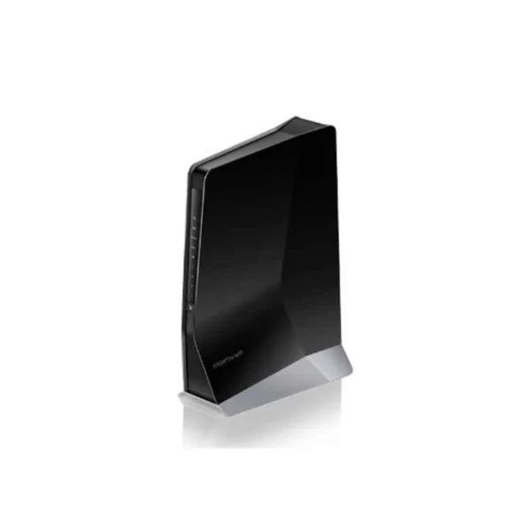 NETGEAR Nighthawk EAX80 AX6000 Wi-Fi 6 Mesh Extender with four Gigabit LAN ports and USB 3.0, delivering high-speed connectivity for large homes.