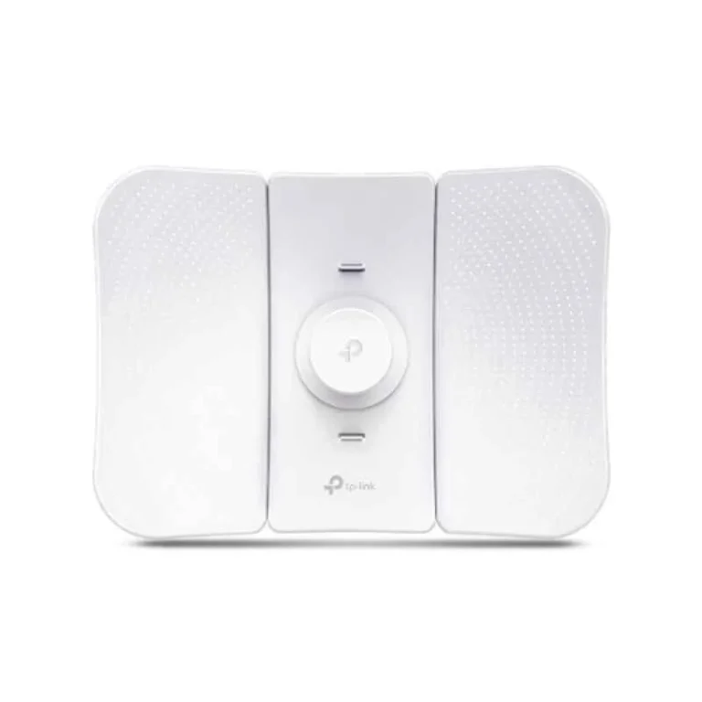 TP-Link CPE710 5GHz AC 867Mbps 23dBi Outdoor CPE with high-gain directional antenna for long-range wireless networking.