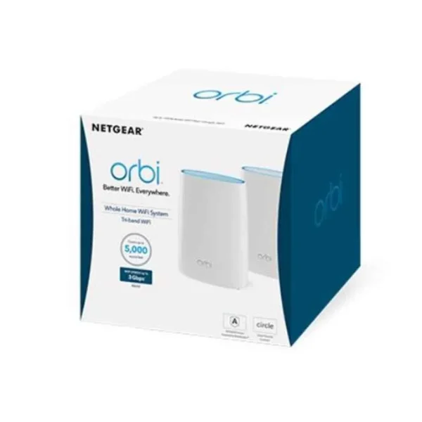 Netgear Orbi Tri-Band AC3000 WiFi System Router with 1 Satellite Extender, RBK50-100INS - Image 4
