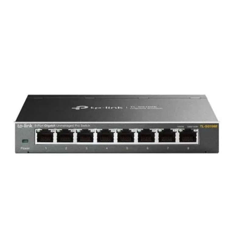 TP-Link TL-SG108E 8-Port Gigabit Easy Smart Switch with metal casing for small business networking