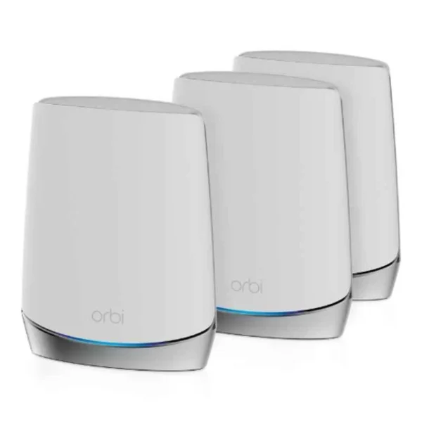 Netgear RBK753-100EUS AX4200 4.2Gbps Orbi Tri-Band Wi-Fi 6 System with 2 Satellite Extender