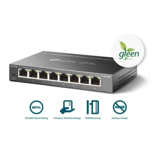 TP-Link TL-SG108E 8-Port Gigabit Unmanaged Pro Switch - Image 6