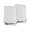 NETGEAR Orbi RBK752-100EUS AX4200 Tri-Band Wi-Fi 6 Mesh System with router and satellite extender