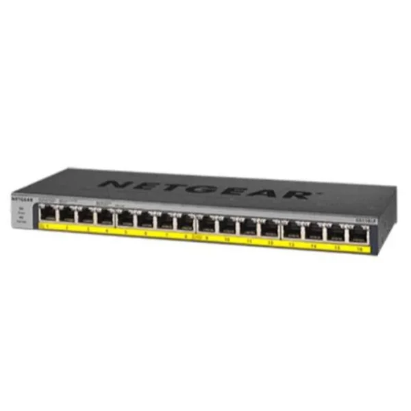 Netgear 76W 16 Ports 32 Gbps Gigabit Ethernet Unmanaged Switch with 16 Port Poe Plus, GS116LP - Image 3