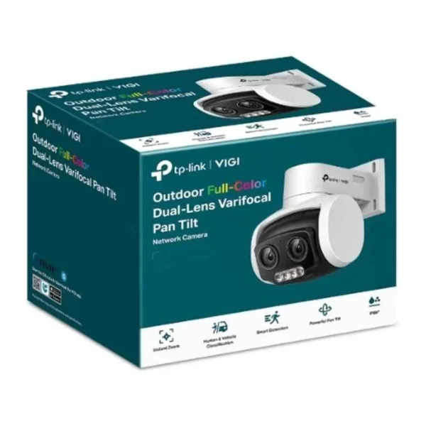 TP-Link VIGI C540V 4MP Outdoor Network IP Camera with Full Colour Dual Lens Varifocal PT, 24h Full-Colour, NVR Enable, Active Defense & 2 Way Audio - Image 5