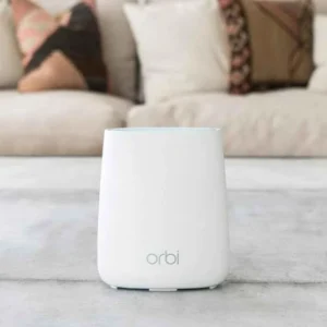 Netgear Orbi AC3000 Tri-Band White Wi-Fi Router with Two Satellite Extenders, RBK53-100PES