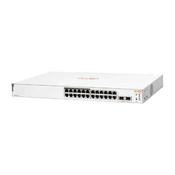 HPE Aruba Instant On 1830 195W 24 Port 24G 12P Class 4 PoE 2SFP Network Switch, JL813A