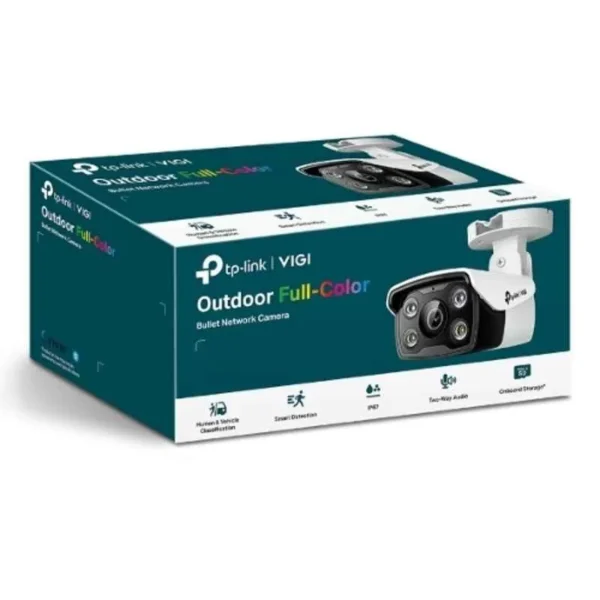 TP-Link VIGI C340 4MP 2.8mm Outdoor Full-Colour Bullet Network IP Camera with Human & Vehicle Detect, NVR Enable, Active Defense & Two Way Audio - Image 5