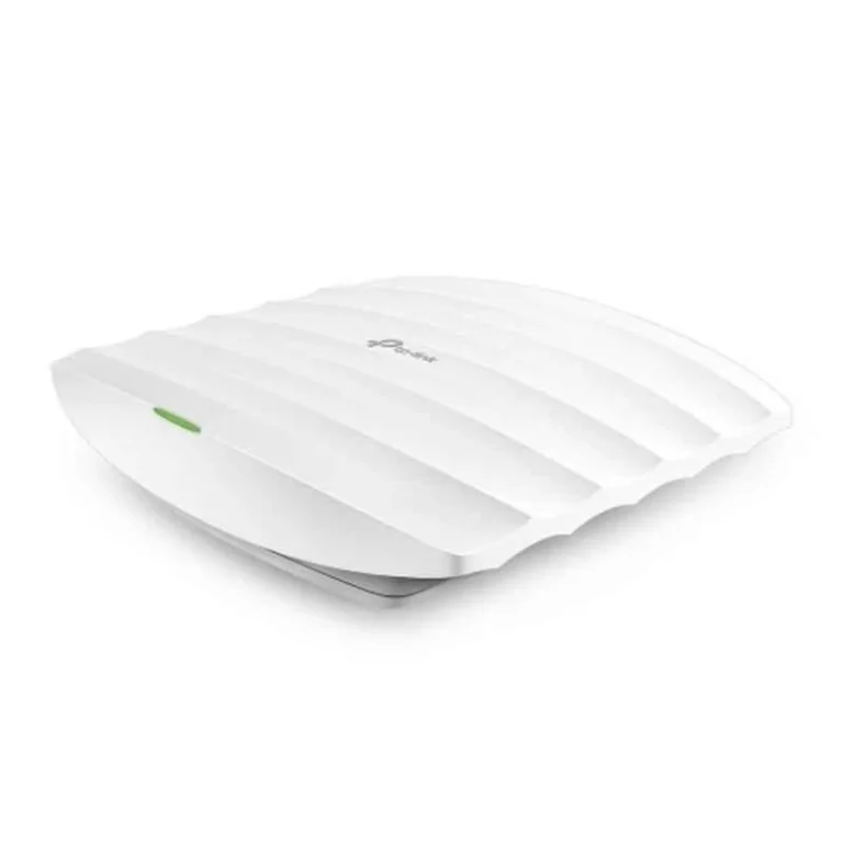 TP-Link Omada ceiling mountEAP115 access point with 300Mbps WiFi, PoE support, and sleek design for small businesses.