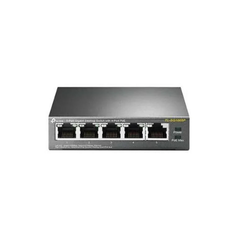 TP-Link TL-SG1005P 5-Port Gigabit Desktop Switch with 4-Port PoE+, 65W Power Budget, and 250M Extend Mode – KYS Infotech