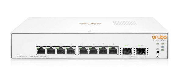 HPE Aruba Instant On 1930 8G Class4 PoE 2SFP 124W Switch JL681A