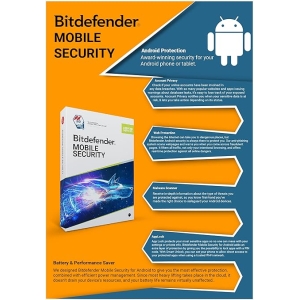 Bitdefender - 1 Device,1 Year - Mobile Security | Android| Latest Version | Email Delivery |