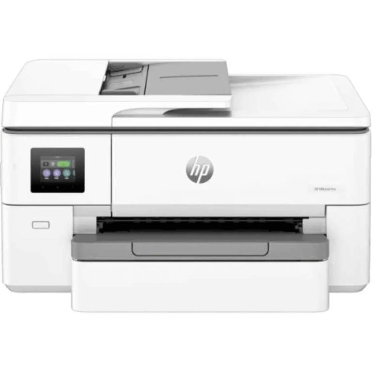 HP OfficeJet Pro 9720 Wide Format All-in-One Printer with vibrant A3 prints and HP Smart app connectivity.
