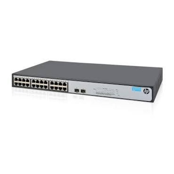 HP 1420 Unmanaged Gigabit Switch 24G 2SFP Ports JH017A - Image 3