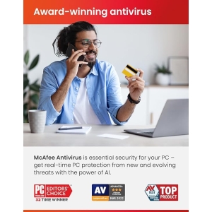 McAfee Antivirus 2025 | 1 Device, 3 Year | Antivirus Internet Security Software | Email Delivery