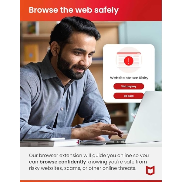 McAfee Antivirus 2025 | 1 Device, 3 Year | Antivirus Internet Security Software | Email Delivery - Image 4