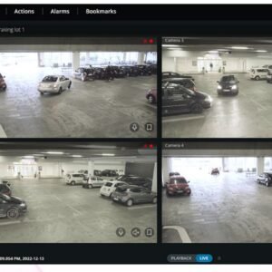 ViewLine VMS interface showcasing AI-powered video surveillance and real-time monitoring for enterprise security