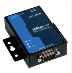 Moxa NPort 5150: 1-Portserial device server for RS-232/422/485 to Ethernet connectivity in industrial automation systems