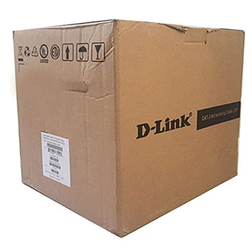 D-Link CAT6 Networking Cable with RJ45 connectors for high-speed Ethernet connectivity.