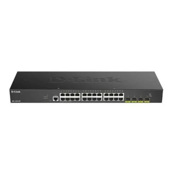 D-Link DGS-1250-28X 24-Port Gigabit Smart Managed Switch with 4 10G SFP+ Ports