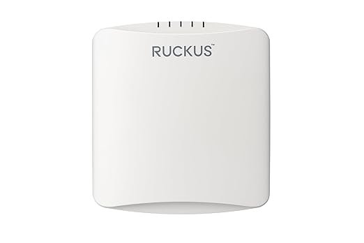 Ruckus R550 Dual-Band Wi-Fi 6 Indoor Access Point with BeamFlex+ antennas for high-density networks