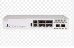 RUCKUS ICX 8200-C08PF PoE Switch with 8×1GbE ports and 4×25GbE uplinks for enterprise IoT networks.