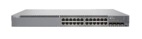 Juniper EX3400-24T Ethernet Switch with 24 ports and Virtual Chassis technology for enterprise networking