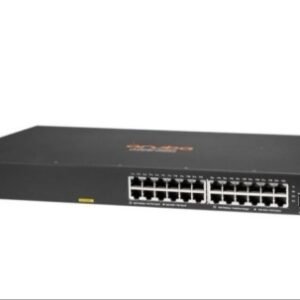 HPE Aruba CX 6100 48G 4SFP+ Switch (JL676A) with 48 Gigabit ports and 4 SFP+ uplinks for SMBs.