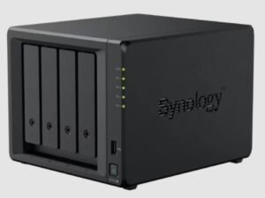 Synology DS425+ 4-Bay NAS with dual LAN ports and M.2 NVMe SSD slots