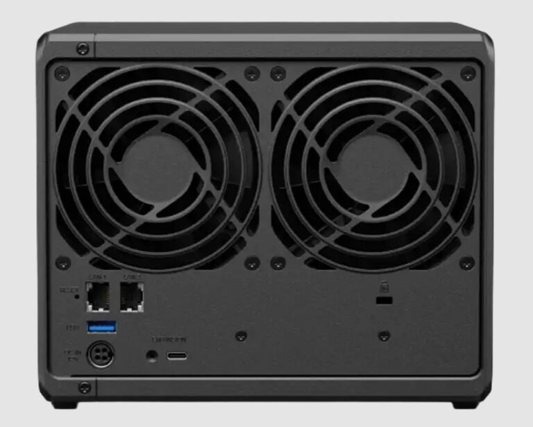 Synology DS925+ product specification PDF cover image showing black background with model name