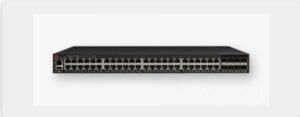 Ruckus ICX7250-48-2x1G 48-port managed Gigabit Ethernet network switch — front view showing RJ-45 ports and LED indicators