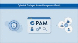 A diagram illustrating how CyberArk PAM Self-Hosted isolates privileged user sessions from target systems to prevent credential exposure